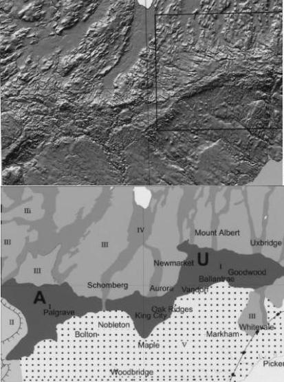 The Oak Ridges Terminal Moraine Map